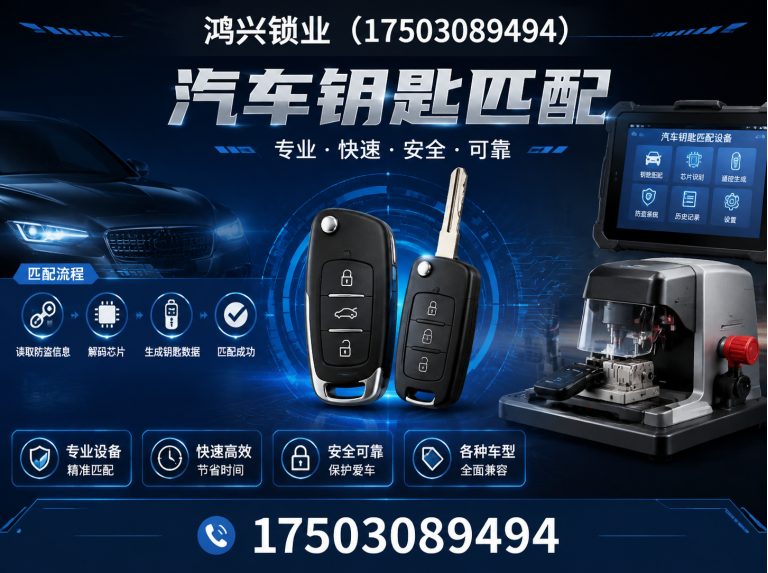 深圳汽车钥匙匹配展示图